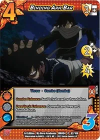 Binding Arm Bar (UniVersus: My Hero Academia: League of Villains) — UniVersus Card Value