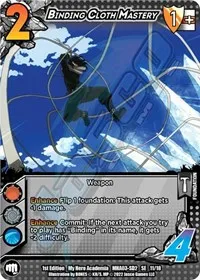 Binding Cloth Mastery (UniVersus: My Hero Academia: Heroes Clash) — UniVersus Card Value