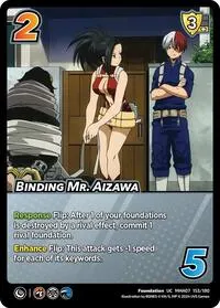 Binding Mr Aizawa (UniVersus: My Hero Academia: Girl Power)
