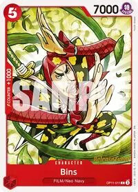 Bins (A Fist of Divine Speed Release Event Cards)