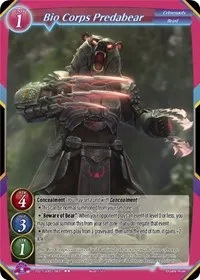 Bio Corps Predabear (Aces of the Cosmos, Assemble!)