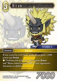 Biran (Opus XI) — Final Fantasy TCG Card Value