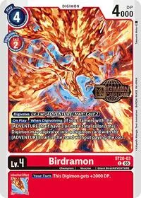 Birdramon (Starter Deck 20: Protector of Light Release Event Cards) — Digimon Card Game Card Value