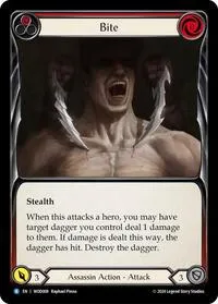 Bite Red (Blitz Deck: The Hunted - Arakni, Web of Deceit) — Flesh & Blood TCG Card Value