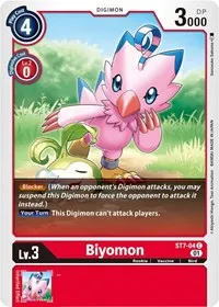 Biyomon (Starter Deck 07: Gallantmon) — Digimon Card Game Card Value