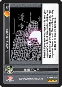 Black Analysis (Panini: Perfection) — Dragon Ball Z TCG Card Value