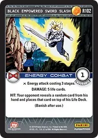 Black Empowered Sword Slash (Panini: Evolution)