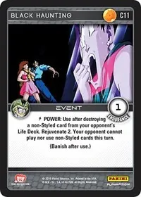 Black Haunting (Panini: Perfection)