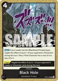 Black Hole (Emperors in the New World: 2nd Anniversary Tournament Cards) — One Piece Card Game Card Value