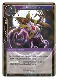 Black Leaf (Winds of the Ominous Moon) — Force of Will Card Value
