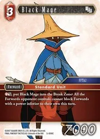 Black Mage (Opus V) — Final Fantasy TCG Card Value