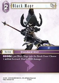 Black Mage (Opus VI) — Final Fantasy TCG Card Value