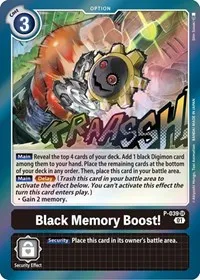 Black Memory Boost (Digimon Promotion Cards) — Digimon Card Game Card Value