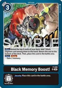 Black Memory Boost Reprint (Advanced Booster Digimon Generation)