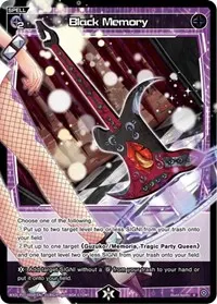 Black Memory Parallel Foil (Welcome Back Diva -Lostorage-)