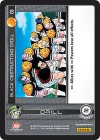 Black Obstructing Drill (Panini: Perfection)