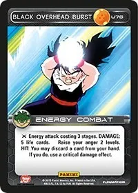 Black Overhead Burst (Panini: Heroes & Villains)