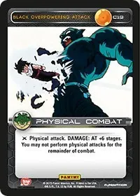 Black Overpowering Attack (Panini: Heroes & Villains)