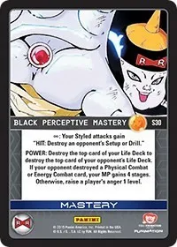 Black Perceptive Mastery Rainbow Parallel Foil (Panini: Evolution) — Dragon Ball Z TCG Card Value