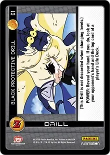 Black Protective Drill (Panini: Awakening) — Dragon Ball Z TCG Card Value