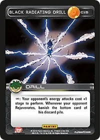 Black Radiating Drill (Panini: Heroes & Villains) — Dragon Ball Z TCG Card Value