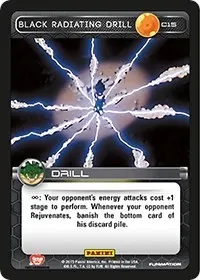 Black Radiating Drill (Panini: Heroes & Villains)