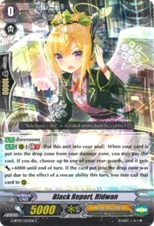 Black Report Ridwan (G-BT07: Glorious Bravery of Radiant Sword)