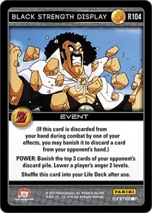 Black Strength Display (Panini: Awakening) — Dragon Ball Z TCG Card Value