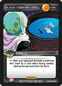Black Viewing Drill (Panini: Heroes & Villains) — Dragon Ball Z TCG Card Value