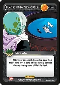 Black Viewing Drill (Panini: Heroes & Villains)
