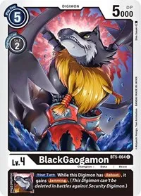 BlackGaogamon (Battle of Omni) — Digimon Card Game Card Value