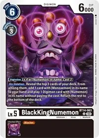 BlackKingNumemon (Blast Ace) — Digimon Card Game Card Value