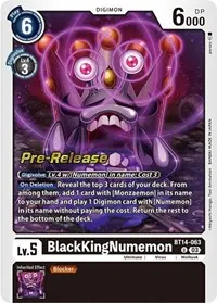BlackKingNumemon (Blast Ace Pre-Release Cards)