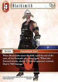 Blacksmith (Dawn of Heroes) — Final Fantasy TCG Card Value