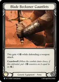 Blade Beckoner Gauntlets SKA007 (Silver Age Chapter 1)
