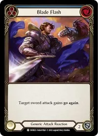 Blade Flash (Classic Battles: Rhinar vs Dorinthea) — Flesh & Blood TCG Card Value