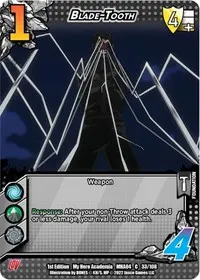 Blade Tooth (UniVersus: My Hero Academia: League of Villains)