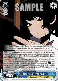 Blake Determined (RWBY Premium Booster)