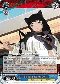 Blake Letting Go (RWBY Premium Booster)