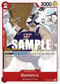 Blamenco (Pillars of Strength Pre-Release Cards)