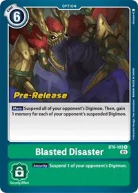 Blasted Disaster (Double Diamond Pre-Release Cards)