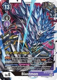 Blastmon (Xros Encounter Pre-Release Cards) — Digimon Card Game Card Value