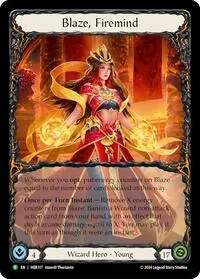 Blaze Firemind HER117 (Flesh and Blood: Promo Cards)