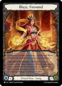 Blaze Firemind HER118 (Flesh and Blood: Promo Cards)