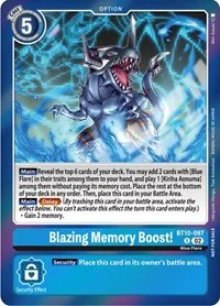 Blazing Memory Boost Event Pack 5 (Xros Encounter) — Digimon Card Game Card Value