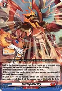 Blazing War Cry (DZ-BT12: Chasm of Lost Souls)