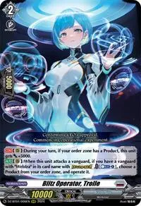 Blitz Operator Trolle (DZ-BT01: Fated Clash) — Cardfight Vanguard Card Value