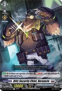 Blitz Security Chief Herumzie (D-BT13: Flight of Chakrabarthi)