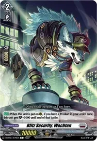 Blitz Security Wachten (D-BT07: Raging Flames Against Emerald Storm)
