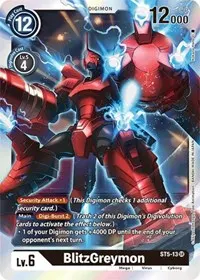 BlitzGreymon (Starter Deck 05: Machine Black)
